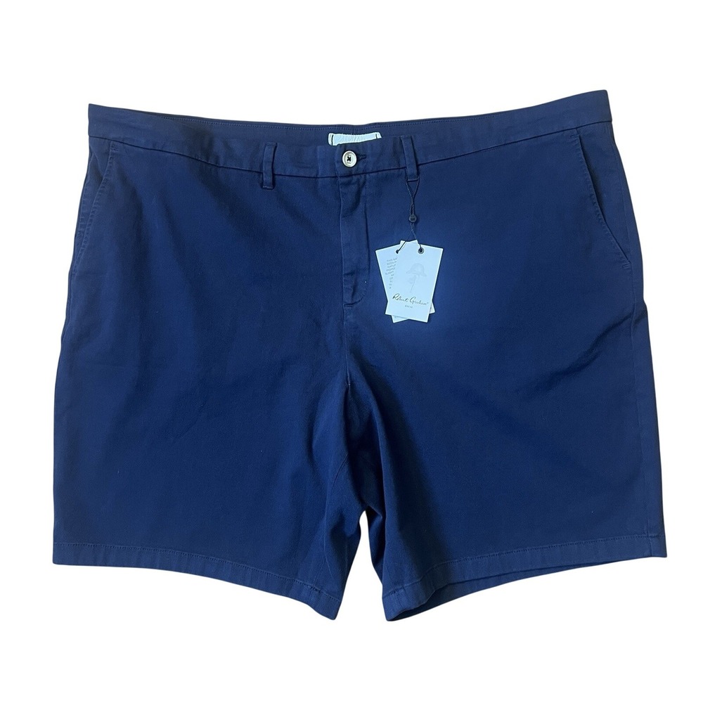 Robert Graham Lonestar Chino Golf Shorts‎ Mens 46 Stretch Classic Fit NWT $98